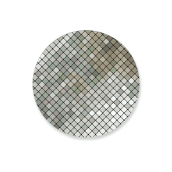 Capa Painel Redondo Shime Wall Prata Quadrado - Loja | Bibi Painéis