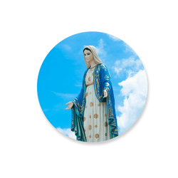 Capa Painel Redondo Virgem Maria Céu - Loja | Bibi Painéis