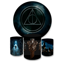 Kit Capa Painel + Trio Cilindros Harry Potter - Loja | Bibi Painéis