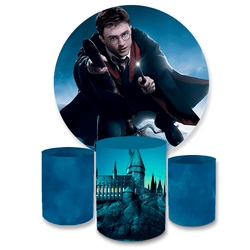 Kit Capa Painel + Trio Cilindros Harry Potter 04 - Loja | Bibi Painéis