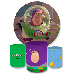 Kit Capa Painel + Trio Cilindros Buzz Lightyear 03 - Loja | Bibi Painéis