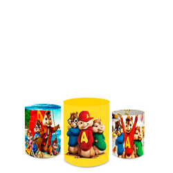 Kit Trio De Cilindros Alvin e Os Esquilos - Loja | Bibi Painéis
