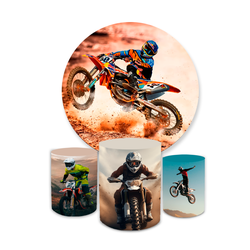 Kit Capa Painel + Trio Cilindros Moto 05 - Loja | Bibi Painéis