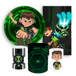 Kit Casadinho Ben 10 Verde - Loja | Bibi Painéis