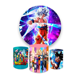 Kit Capa Painel + Trio Cilindros Dragon Ball Espec... - Loja | Bibi Painéis