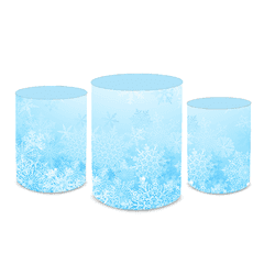 Trio Cilindros Frozen Claro - Loja | Bibi Painéis