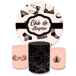 Kit Capa Painel + Trio Cilindros Chá De Lingerie R... - Loja | Bibi Painéis