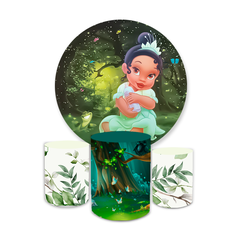 Kit Capa Painel + Trio Cilindros Tiana e o Sapo - Loja | Bibi Painéis