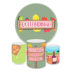 Kit Capa Painel + Trio Cilindros Quitandinha - Loja | Bibi Painéis