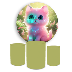 Kit Capa Painel + Trio Cilindros Gatinho - Loja | Bibi Painéis