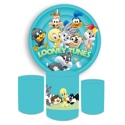 Kit Capa Painel + Trio Cilindros Baby Looney Tunes - Loja | Bibi Painéis