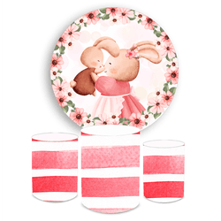 Kit Capa Painel + Trio Cilindros Família Coelho - Loja | Bibi Painéis