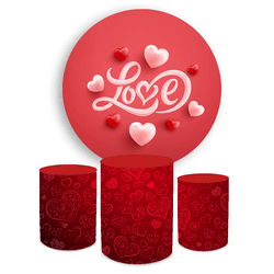 Kit Capa Painel + Trio Cilindros Love - Loja | Bibi Painéis