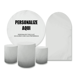 Kit Capa Painel + Trio Cilindros Personalizado Kit... - Loja | Bibi Painéis