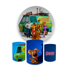 Kit Capa Painel + Trio Cilindros Scooby Doo - Loja | Bibi Painéis