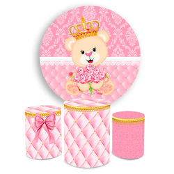 Kit Capa Painel + Trio Cilindros Ursa Realeza 02 - Loja | Bibi Painéis