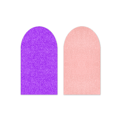 Capa Painel Romano Dupla Face Glitter Roxo e Salmã... - Loja | Bibi Painéis