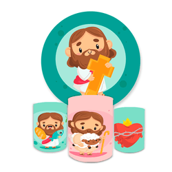 Kit Capa Painel + Trio Cilindros Yeshua 01 - Loja | Bibi Painéis