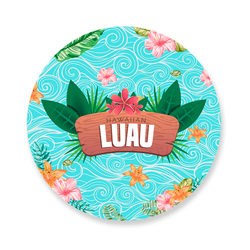 Capa Painel Redondo Luau Tropical - Loja | Bibi Painéis