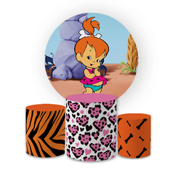 Kit Capa Painel Redondo + Trio Cilindros Decoração... - Loja | Bibi Painéis