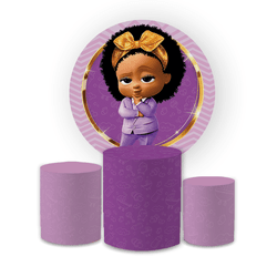 Kit Capa Painel Redondo + Trio Cilindros Decoração... - Loja | Bibi Painéis