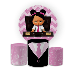 Kit Capa Painel Redondo + Trio Cilindros Decoração... - Loja | Bibi Painéis