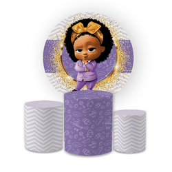 Kit Capa Painel Redondo + Trio Cilindros Decoração... - Loja | Bibi Painéis