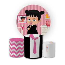 Kit Capa Painel Redondo + Trio Cilindros Decoração... - Loja | Bibi Painéis