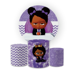 Kit Capa Painel Redondo + Trio Cilindros Decoração... - Loja | Bibi Painéis