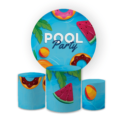 Kit Capa Painel Redondo + Trio Cilindros Decoração... - Loja | Bibi Painéis
