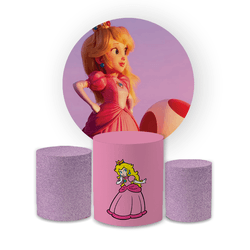 Kit Capa Painel Redondo + Trio Cilindros Decoração... - Loja | Bibi Painéis