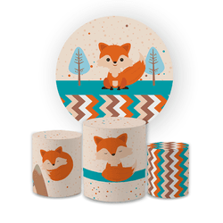 Kit Capa Painel Redondo + Trio Cilindros Decoração... - Loja | Bibi Painéis