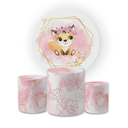Kit Capa Painel Redondo + Trio Cilindros Decoração... - Loja | Bibi Painéis