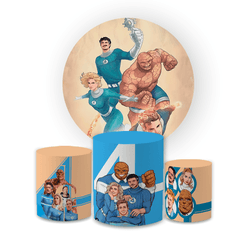 Kit Capa Painel Redondo + Trio Cilindros Decoração... - Loja | Bibi Painéis
