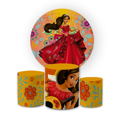Kit Capa Painel Redondo + Trio Cilindros Decoração... - Loja | Bibi Painéis