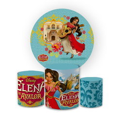 Kit Capa Painel Redondo + Trio Cilindros Decoração... - Loja | Bibi Painéis