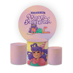 Kit Capa Painel Redondo + Trio Cilindros Decoração... - Loja | Bibi Painéis