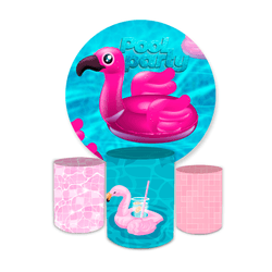 Kit Capa Painel Redondo + Trio Cilindros Decoração... - Loja | Bibi Painéis