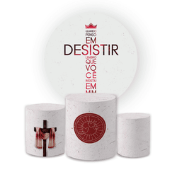 Kit Capa Painel Redondo + Trio Cilindros Decoração... - Loja | Bibi Painéis