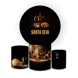 Kit Capa Painel Redondo + Trio Cilindros Decoração... - Loja | Bibi Painéis