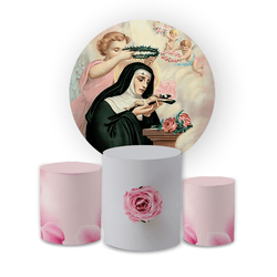 Kit Capa Painel Redondo + Trio Cilindros Decoração... - Loja | Bibi Painéis