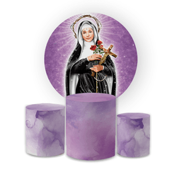 Kit Capa Painel Redondo + Trio Cilindros Decoração... - Loja | Bibi Painéis