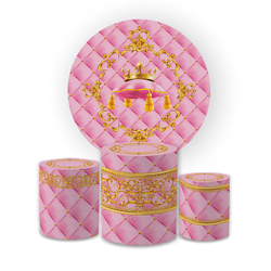 Kit Capa Painel Redondo + Trio Cilindros Decoração... - Loja | Bibi Painéis