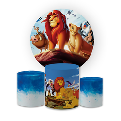 Kit Capa Painel Redondo + Trio Cilindros Decoração... - Loja | Bibi Painéis