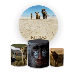 Kit Capa Painel Redondo + Trio Cilindros Decoração... - Loja | Bibi Painéis