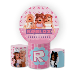 Kit Capa Painel Redondo + Trio Cilindros Decoração... - Loja | Bibi Painéis