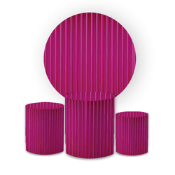 Kit Capa Painel Redondo + Trio Cilindros Decoração... - Loja | Bibi Painéis