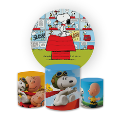 Kit Capa Painel Redondo + Trio Cilindros Decoração... - Loja | Bibi Painéis