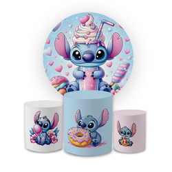 Kit Capa Painel Redondo + Trio Cilindros Decoração... - Loja | Bibi Painéis