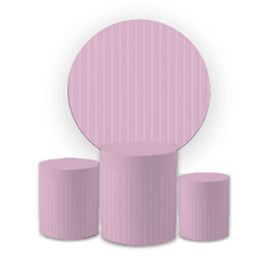 Kit Capa Painel Redondo + Trio Cilindros Decoração... - Loja | Bibi Painéis